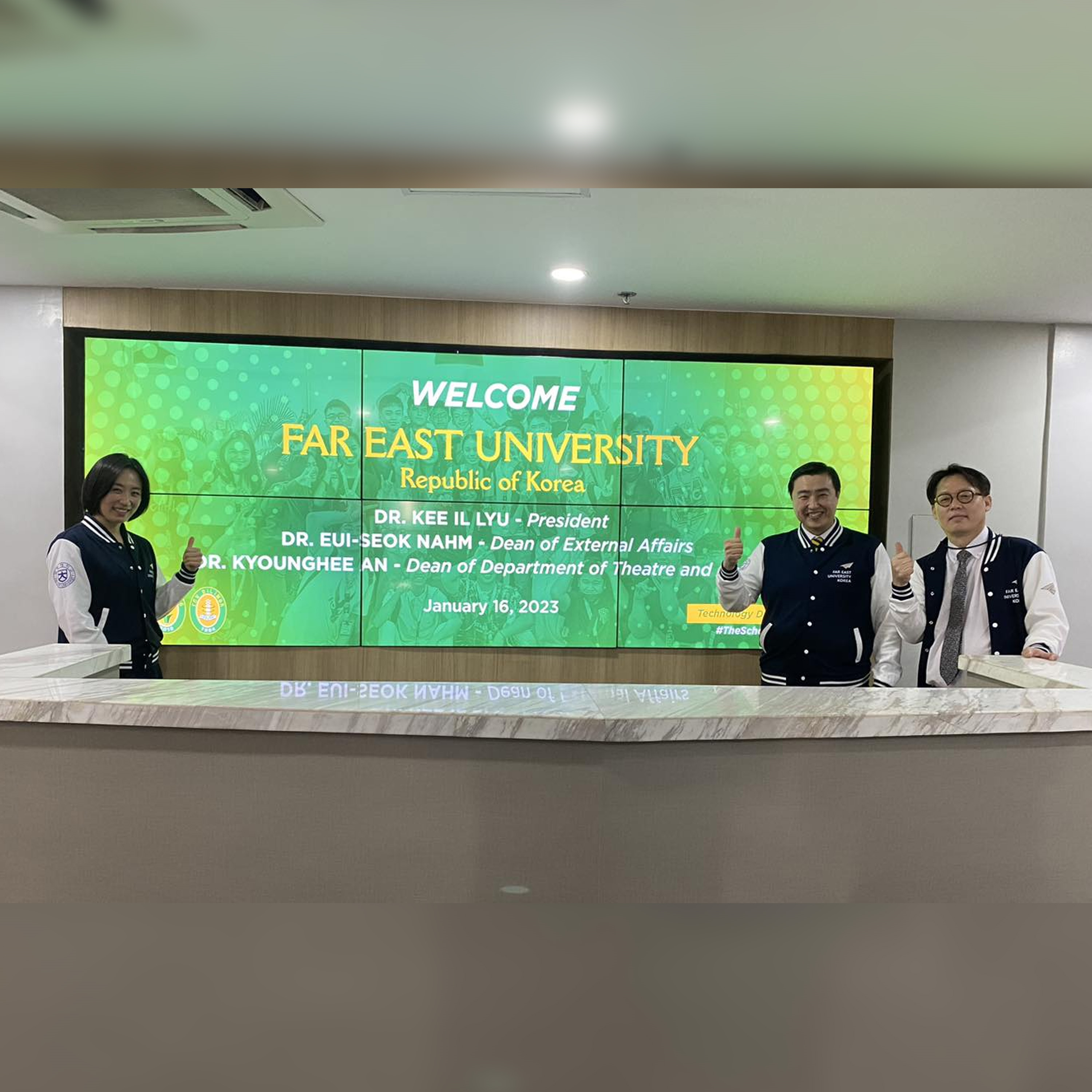 Far East University Korea visits FEU Tech
